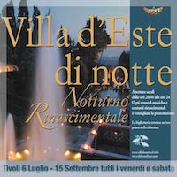 villa d’este di notte