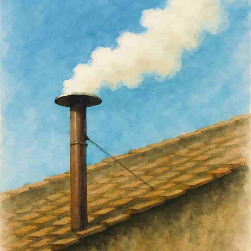 Conduit de cheminée - Chapelle Sixtine